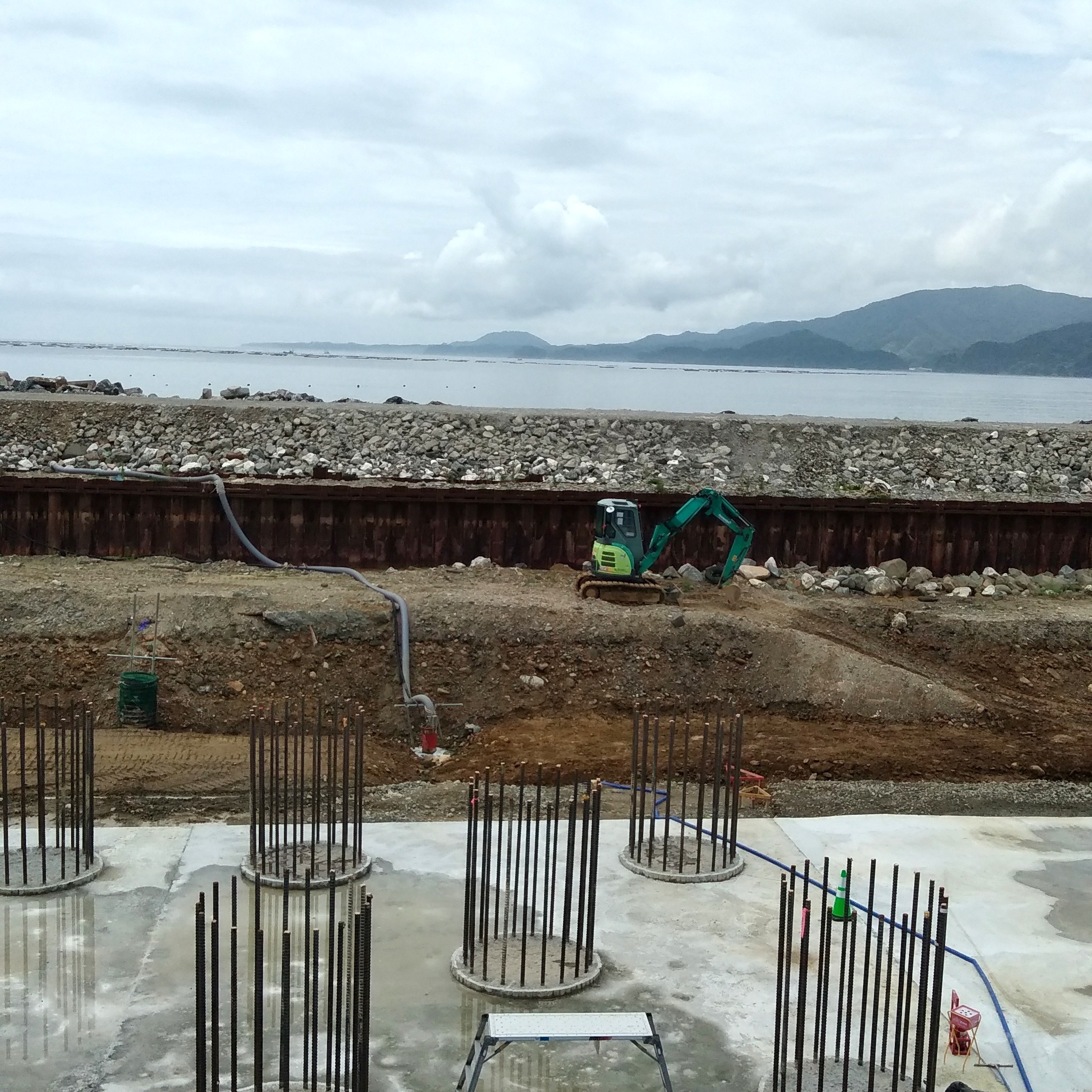 東日本大震災復興工事風景